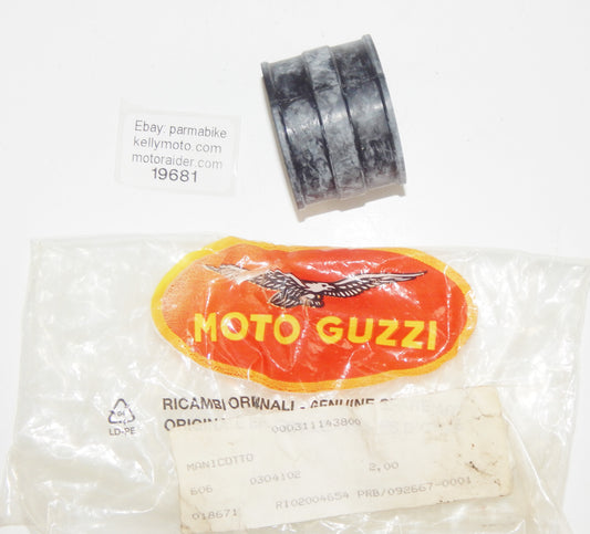 GUZZI 1998-1999 NEVADA 350 CLUB CLUB CARBURETOR RUBBER CONNECTOR HOSE GU31114380 - MotoRaider