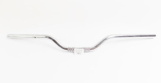 MOTORCYCLE CHROME STEEL HANDLEBAR W=28.5" D=7/8" 22mm HONDA YAMAHA LAVERDA - MotoRaider