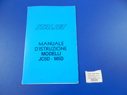 1980's ITALJET JC5D M5D OWNER MANUAL BOOKLET BROCHURE ITALIAN MINI 50cc MOTOCROS - MotoRaider