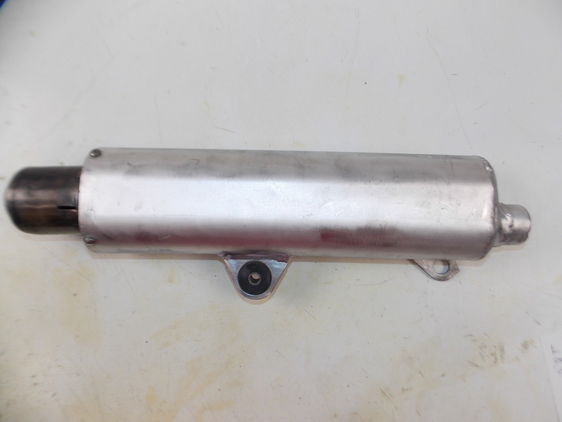 HUSQVARNA 1980's ALUMINUM SPARK ARRESTER L=485MM INLET D=18MM MUFFLER EXHAUST - MotoRaider