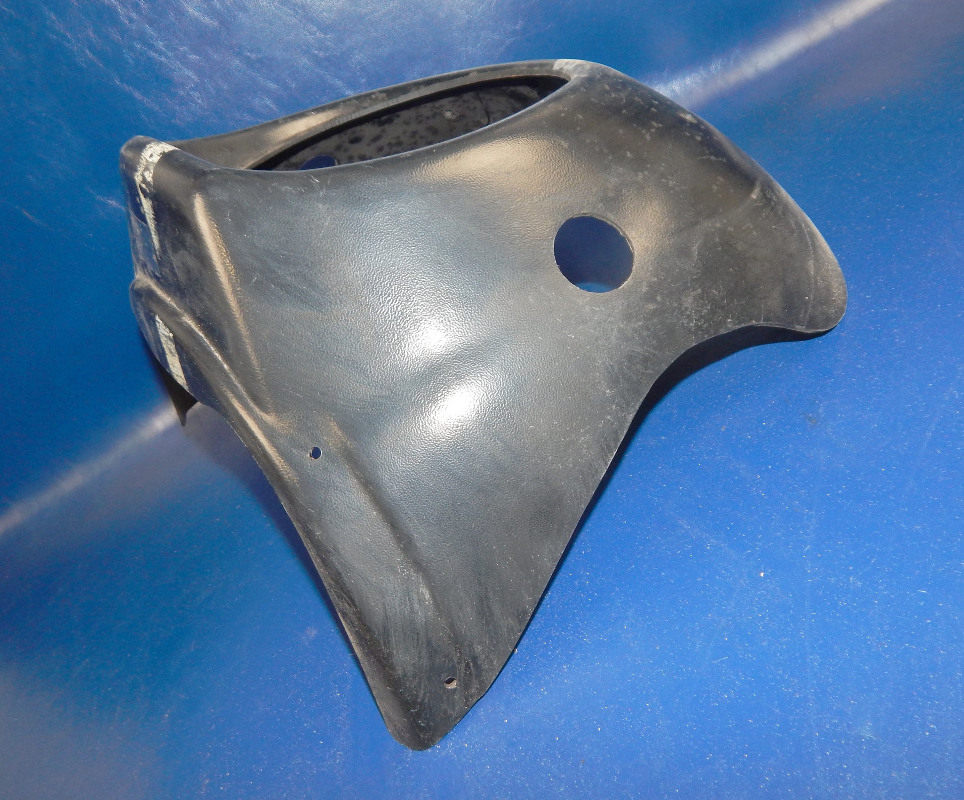 1970's DUNSTALL FRONT HEADLIGHT FAIRING BLACK PLASTIC 2070 UNIVERSAL TRIUMPH BSA - MotoRaider