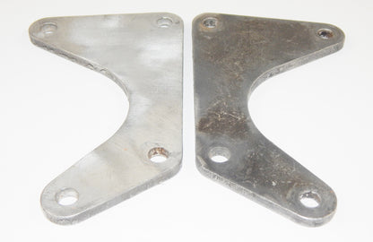 1974 HUSQVARNA WR 400 ENGINE MOTOR MOUNT PLATES BRACKETS VINTAGE - MotoRaider