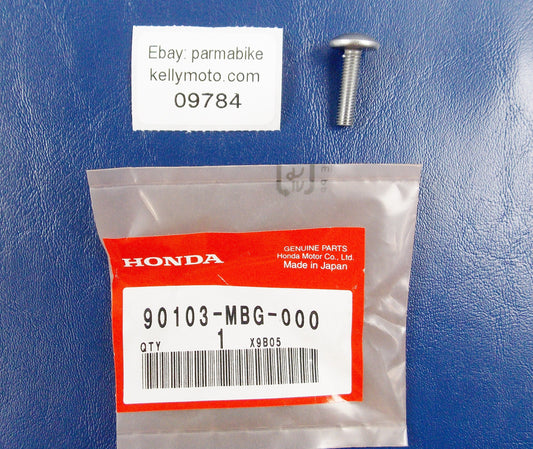 NOS OEM 1998-2019 HONDA CBR600/900/1000 VFR800  PAN SCREW 5X20    90103-MBG-000 - MotoRaider