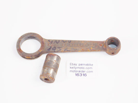 DE-MI 047 CONNECTING ROD + PIN VESPA 125cc LENGTH 143mm VINTAGE ITALY - MotoRaider