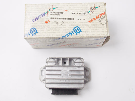 NOS OEM CAGIVA 1988 T4-500R/E VOLTAGE REGULATOR HUSQVARNA MORINI 800058879 - MotoRaider