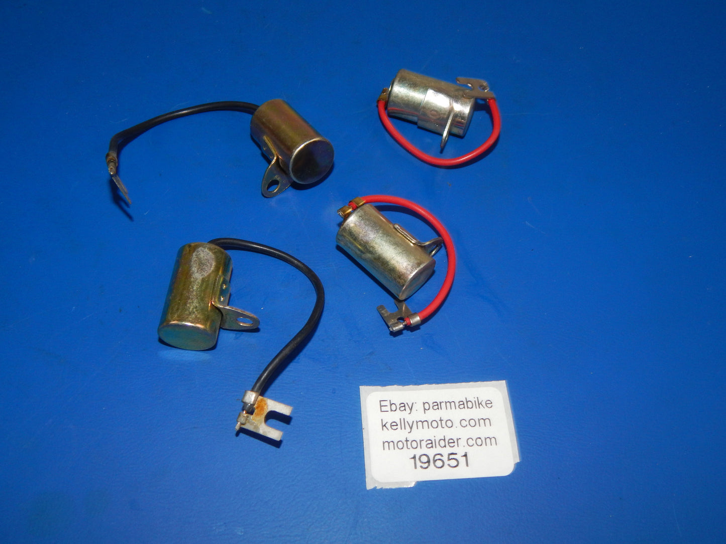 4 IGNITION ELECTRICAL CONDENSER MOTORCYCLE ATV MOPED SNOWMOBILE VINTAGE - MotoRaider