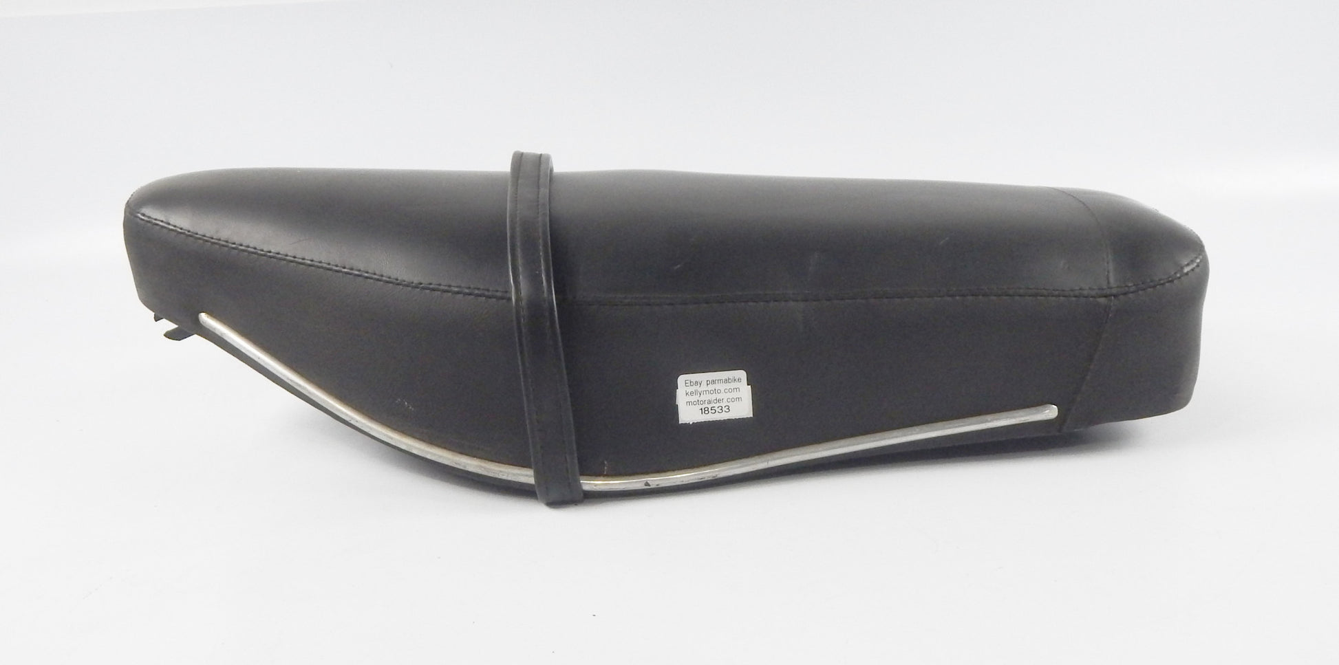 GIULIARI ITALY SADDLE SEATBLACK L=25" W=11" GILERA BENELLI DUCATI MORINI MV BETA - MotoRaider