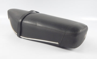 GIULIARI ITALY SADDLE SEATBLACK L=25" W=11" GILERA BENELLI DUCATI MORINI MV BETA - MotoRaider