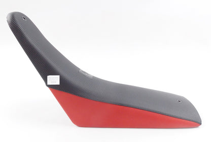 OEM MALAGUTI H X 50 CROSS SADDLE SEAT BLACK RED MINICROSS - MotoRaider