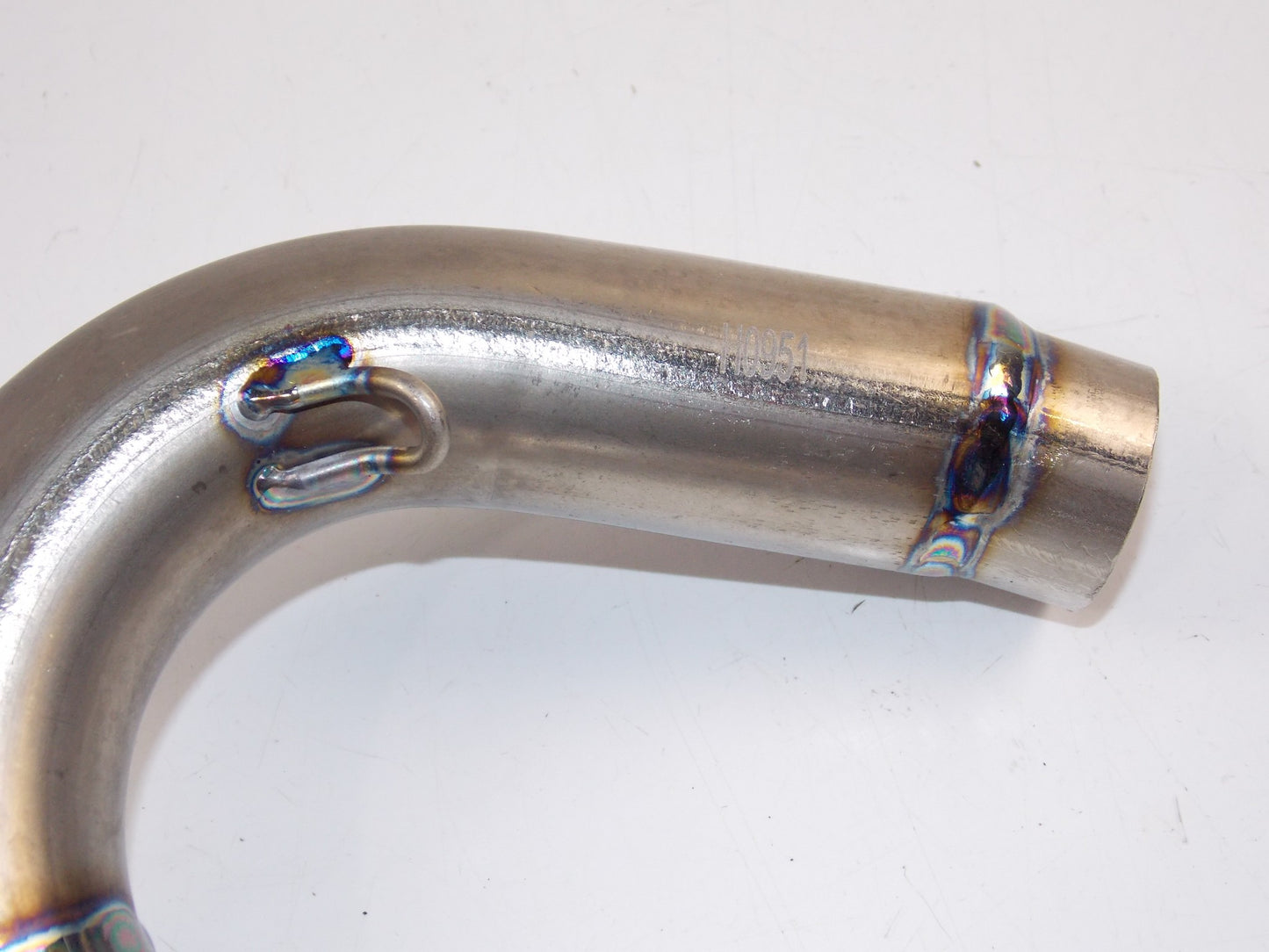 NOS OEM HUSQVARNA 2009-2010 SMR 450/SMR 510 TITANIUM L.H EXHAUST PIPE 8000H0951 - MotoRaider