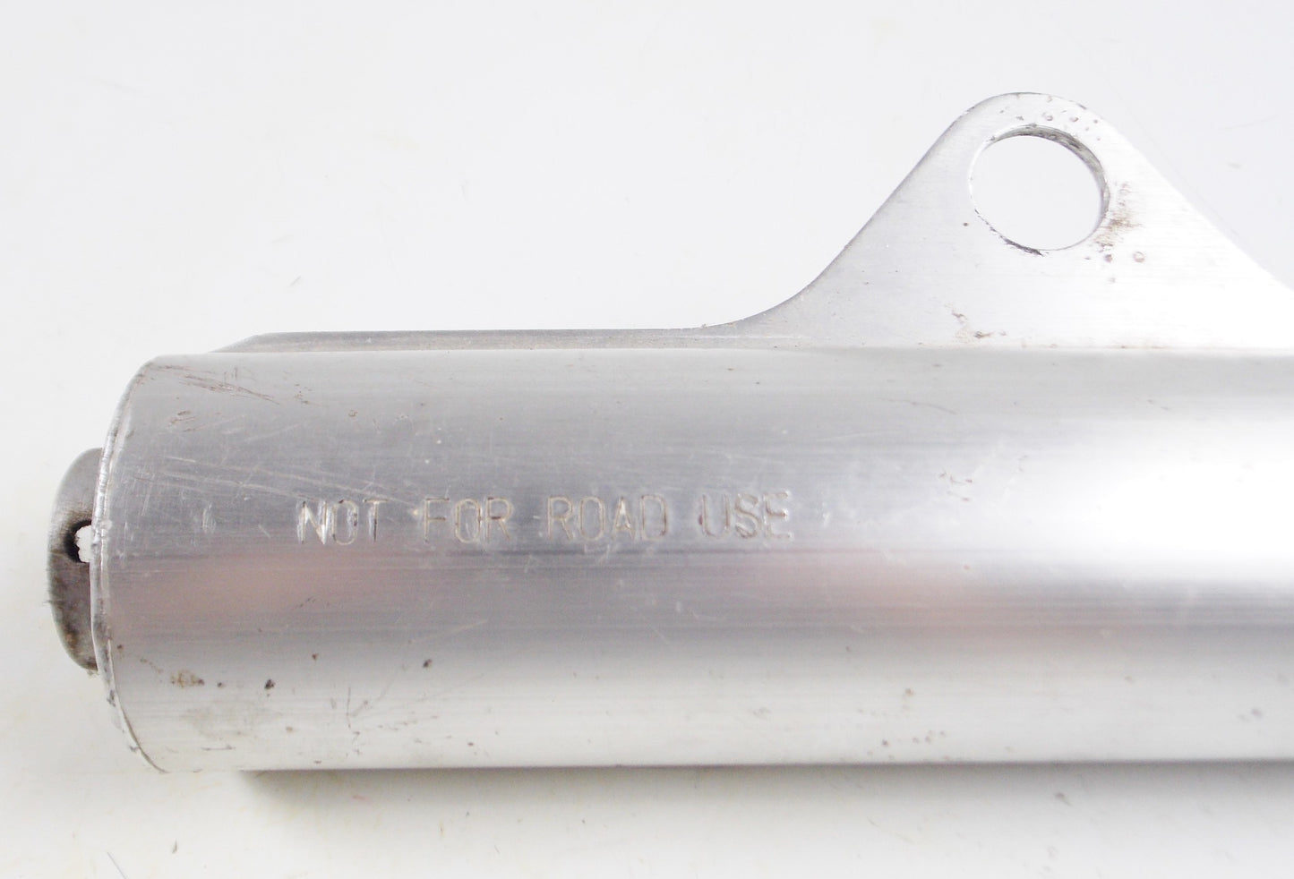 VINTAGE MX ALUMINUM EXHAUST MUFFLER SILENCER LENGTH 340mm BODY D=55mm HONDA BETA - MotoRaider