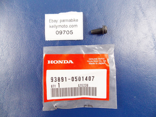 NOS OEM HONDA 1997 CB400 1987-1988 CBR1000 SCREW-WASHER 5x14 93891-0501407 - MotoRaider