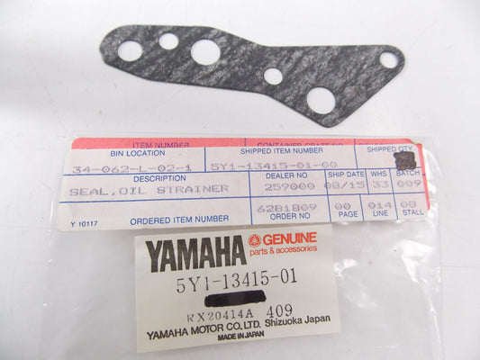 NOS OEM YAMAHA 1983 | 1990-1992 XT550 XT600 GASKET OIL STRAINER 5Y1-13415-01 - MotoRaider