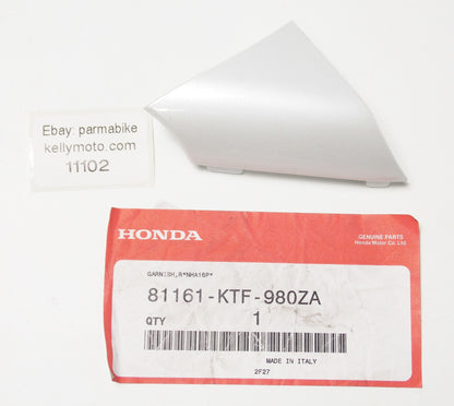 OEM HONDA 2010 SH 150 FRONT COWL RH INNER GARNISH COVER NHA16P 81161-KTF-980ZA - MotoRaider