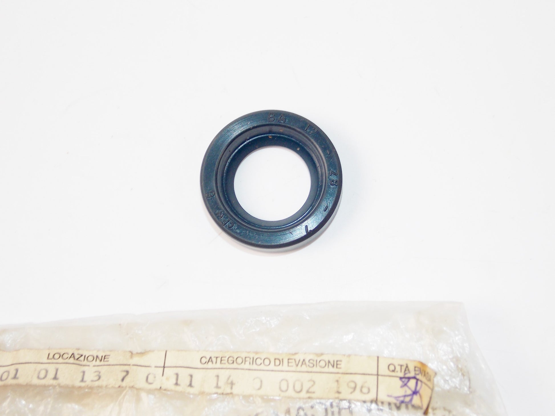 NOS  1968-1970 BMW R50 R60 R69 GASKET RING 28X17X7 OIL SEAL 11140002196 - MotoRaider