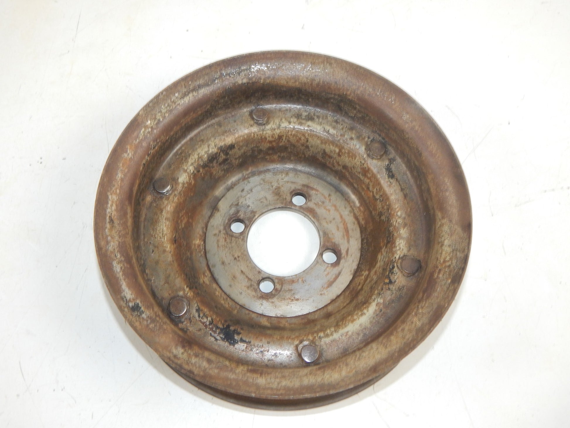 1950-60'S VINTAGE VESPA PIAGGIO 125 8"WHEEL 2 PIECE RIM FRONT REAR SCOOTER ITALY - MotoRaider