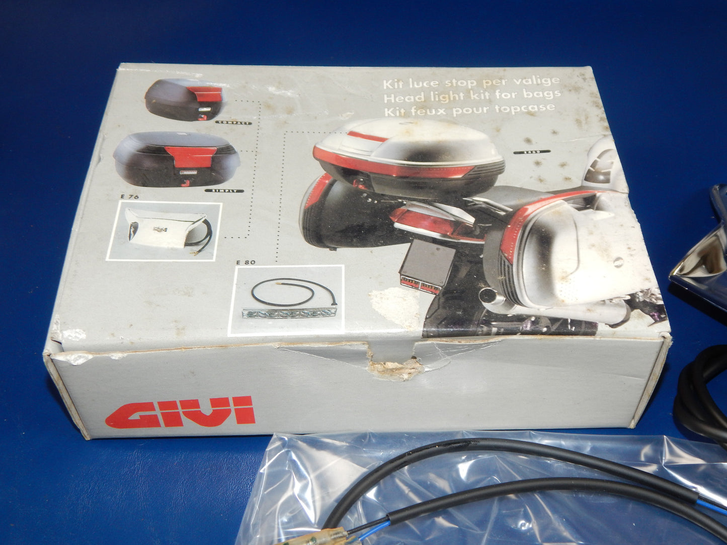 GIVI TOP CASE LUGGAGE E-42 REAR STOP BRAKE LIGHT KIT MOTORCYCLE SCOOTER E-76 - MotoRaider