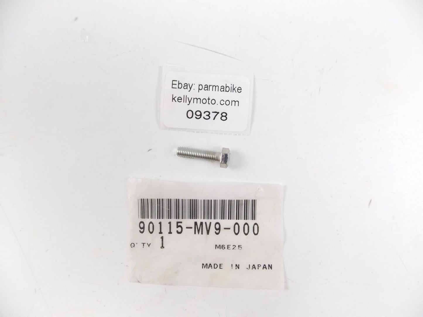 NOS OEM HONDA 2003-2009 CB1300 | 2001-2010 XL125 SETTING BOLT 90115-MV9-000 - MotoRaider