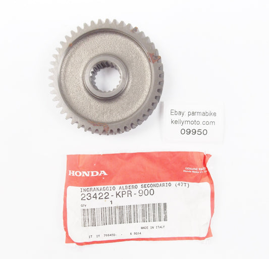 NOS OEM 2004-2010 HONDA SH 125/150 GEAR COUNTER 47T 23422-KPR-900 - MotoRaider