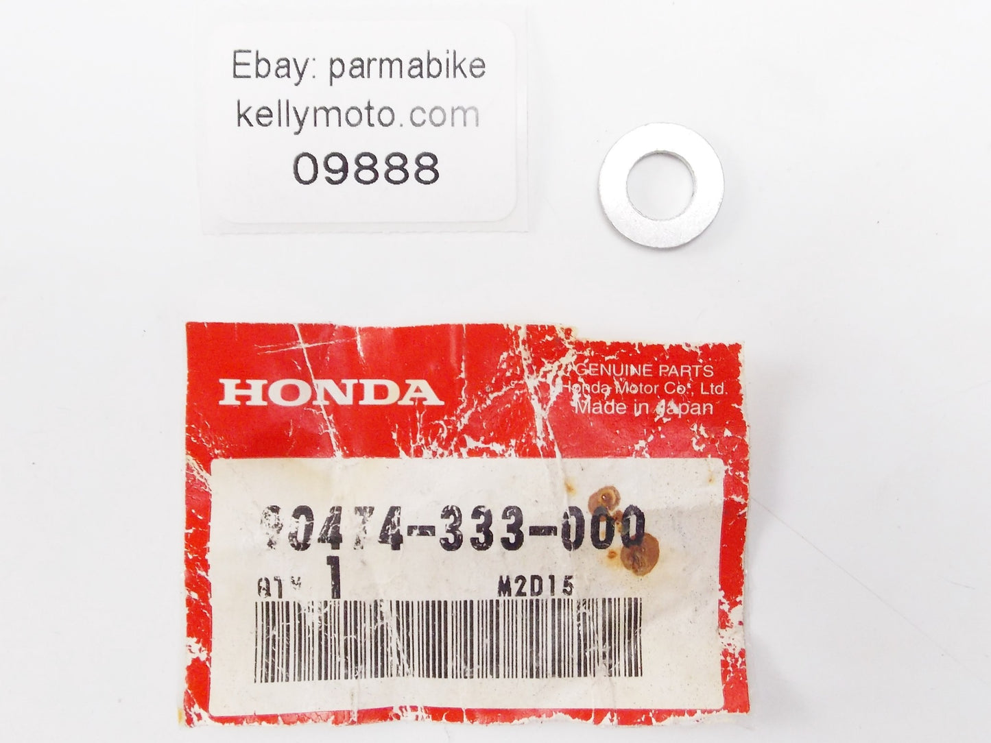 OEM HONDA 1976-1977 CB400 / CJ360 2007-2009 CRF150 WASHER (8MM) 90474-333-000 - MotoRaider