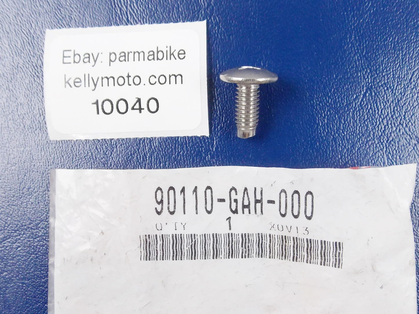 NOS OEM HONDA NHX110 2010/NCH50 2013-2015 SCREW SPECIAL 6X14 90110-GAH-000 - MotoRaider