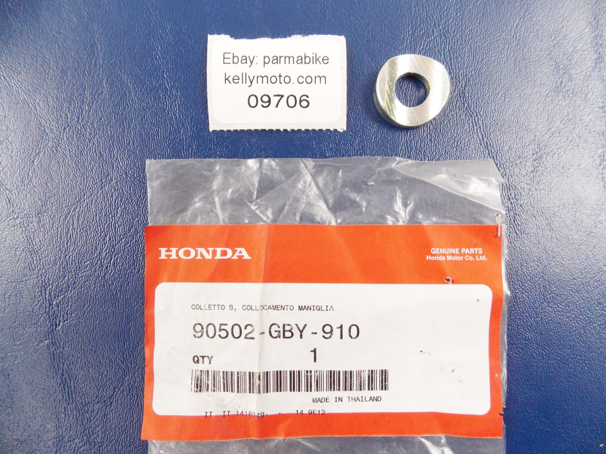 NOS OEM HONDA 2010 SH150 COLLAR B, HANDLE SETTING 90502-GBY-910 - MotoRaider