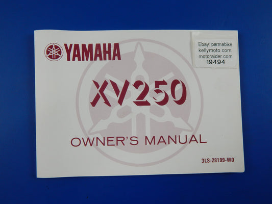 1990 YAMAHA XV1100 USER OWNER MANUAL BOOK 3LS-28199-W0 TWO LANGUAGE VINTAGE - MotoRaider