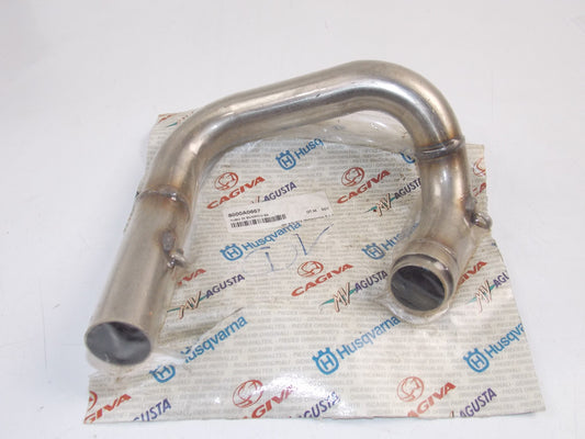 NOS OEM HUSQVARNA 2005 SM 450R/SM 510R/TC 510 EXHAUST PIPE, LEFT 8000A0867 - MotoRaider