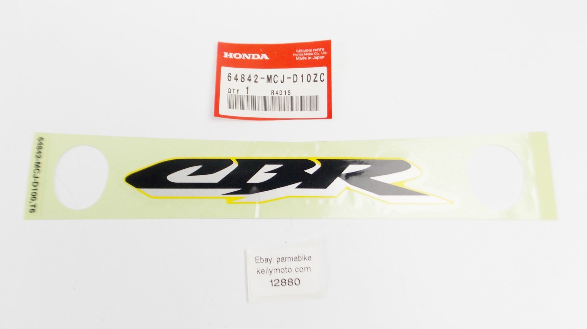 OEM HONDA 2003 CBR900RR MARK/STRIPE STICKER REAR SEAT COWL TYPE6 64842-MCJ-D10ZC - MotoRaider