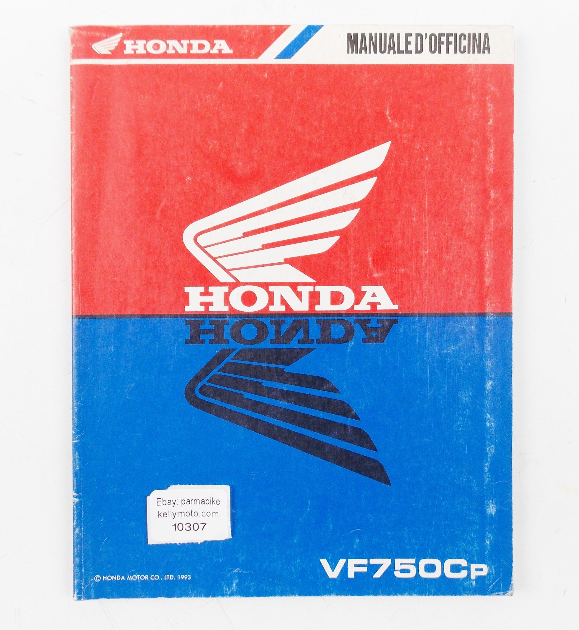 HONDA VF750CP WORKSHOP MANUAL REPAIR MECHANICAL SERVICE BOOK ITALIAN - MotoRaider