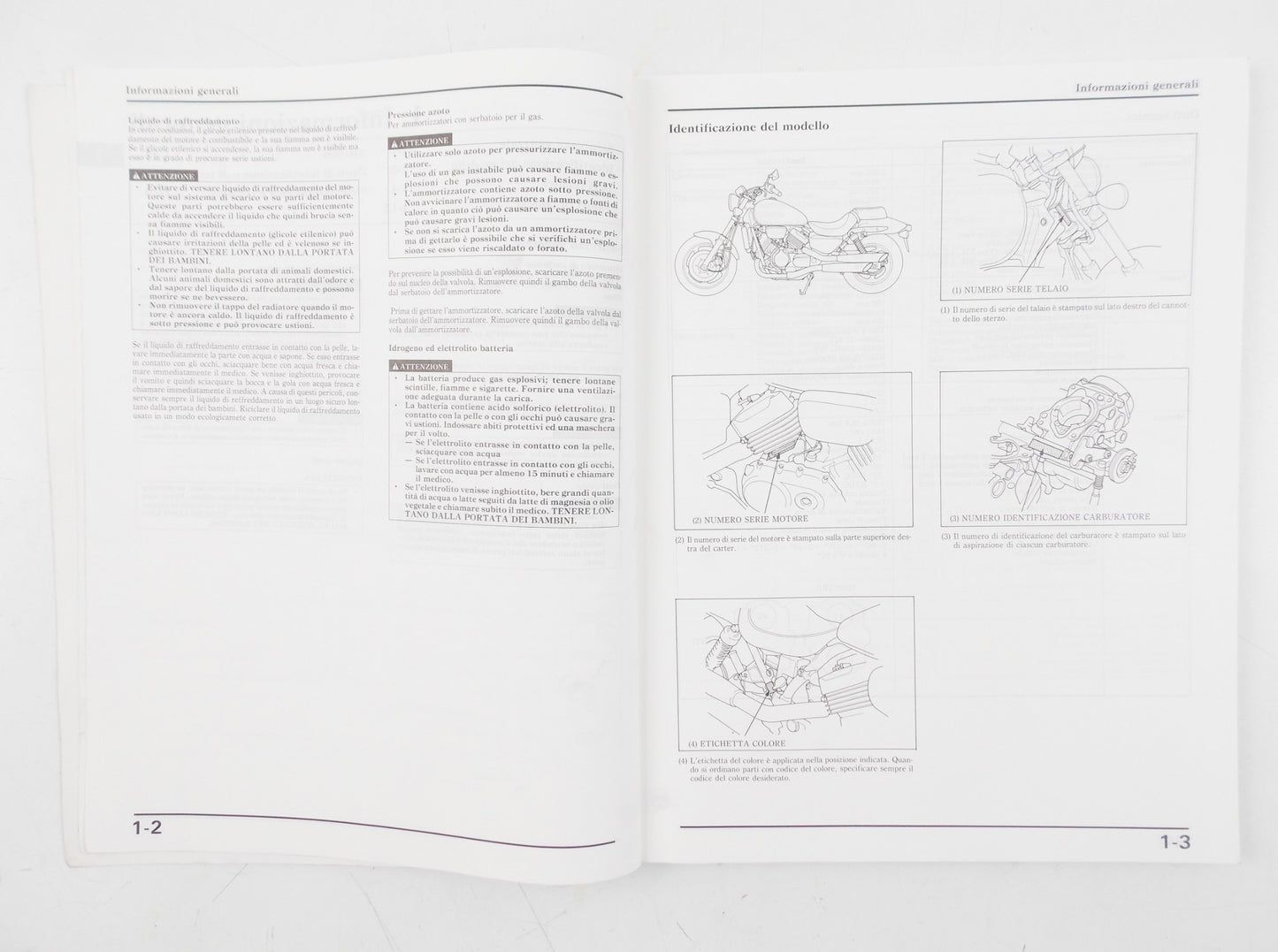 HONDA VF750CP WORKSHOP MANUAL REPAIR MECHANICAL SERVICE BOOK ITALIAN - MotoRaider