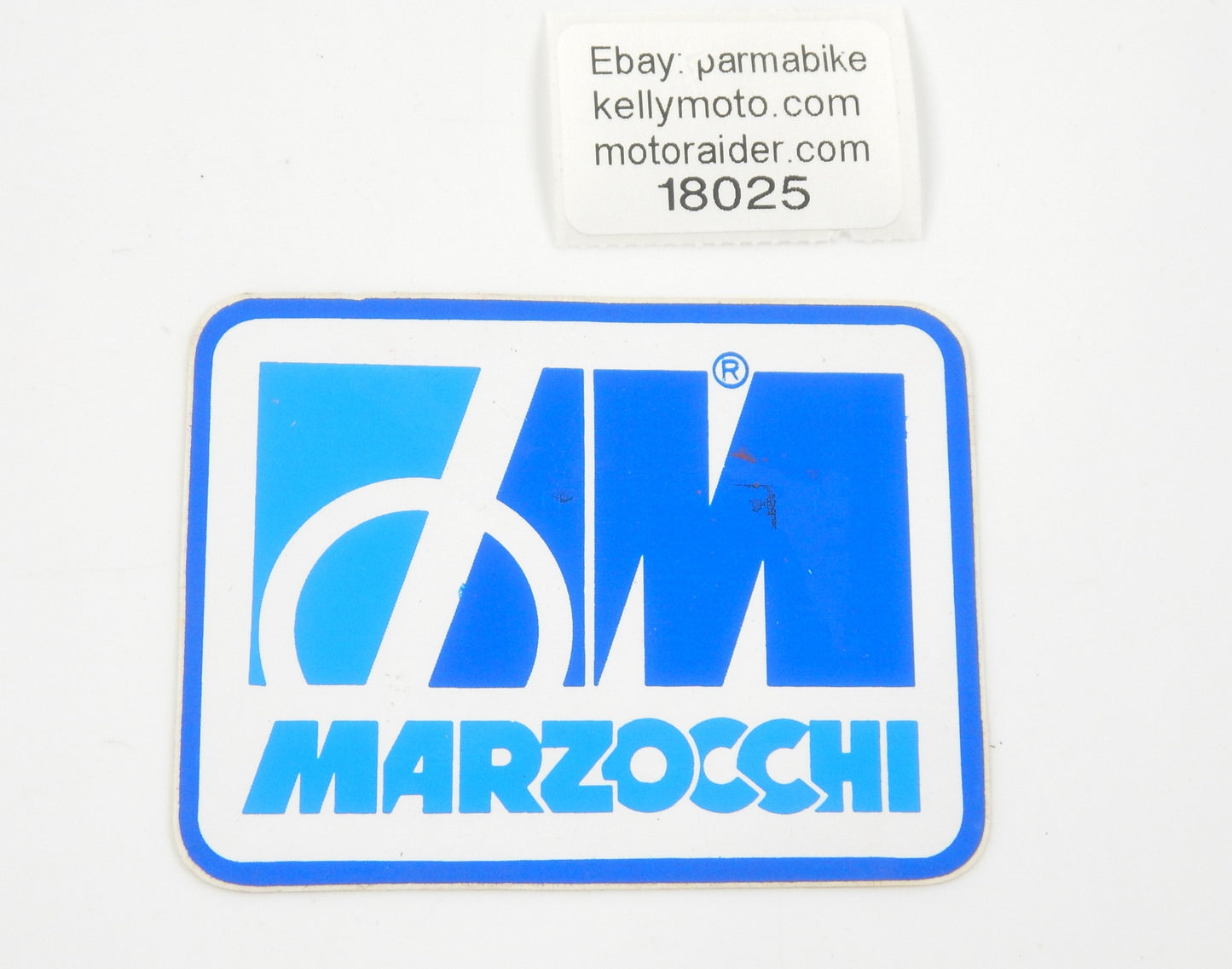 MARZOCCHI STICKER DECAL EMBLEM 3.5"x2.5" VINTAGE KTM PENTON BETA CAGIVA APRILIA - MotoRaider