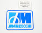 MARZOCCHI STICKER DECAL EMBLEM 3.5"x2.5" VINTAGE KTM PENTON BETA CAGIVA APRILIA - MotoRaider