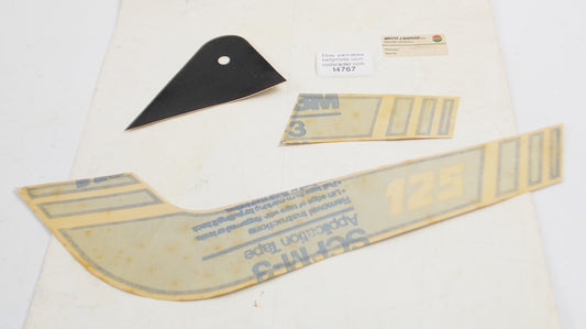 OEM LAVERDA 1981 125 LZ1 STANDARD ELEGANT SPORT LH STICKER SET 61950554 - MotoRaider