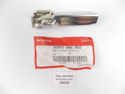 NOS OEM HONDA 2005-2006 FMX650 1999 FX650 LEFT FOOT REST STAY PEG 50645-MAK-000 - MotoRaider