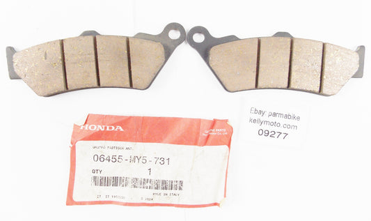 NOS OEM 1997-2003 HONDA CB500 FRONT BRAKE PADS SET 06455-MY5-731 - MotoRaider