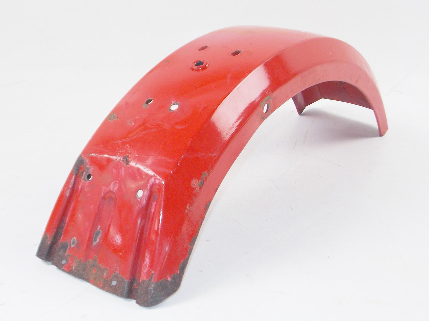 MOTO GUZZI 1981 V50 MONZA MUD GUARD REAR FENDER RED VINTAGE ITALY - MotoRaider