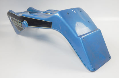 1980's ITALJET 350 CASUAL REAR FENDER SEAT COWLING FAIRING BLUE VINTAGE ITALY - MotoRaider