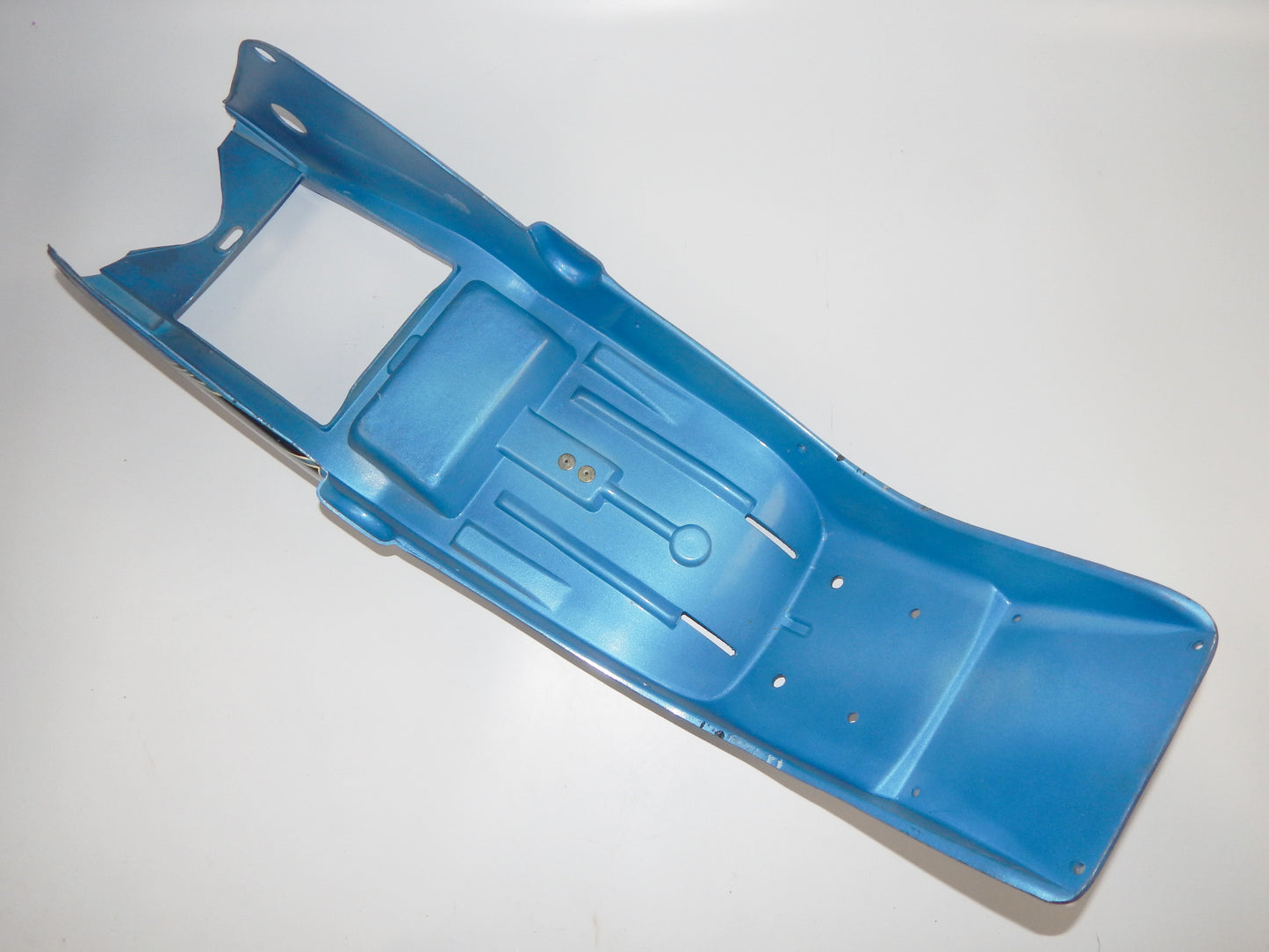 1980's ITALJET 350 CASUAL REAR FENDER SEAT COWLING FAIRING BLUE VINTAGE ITALY - MotoRaider