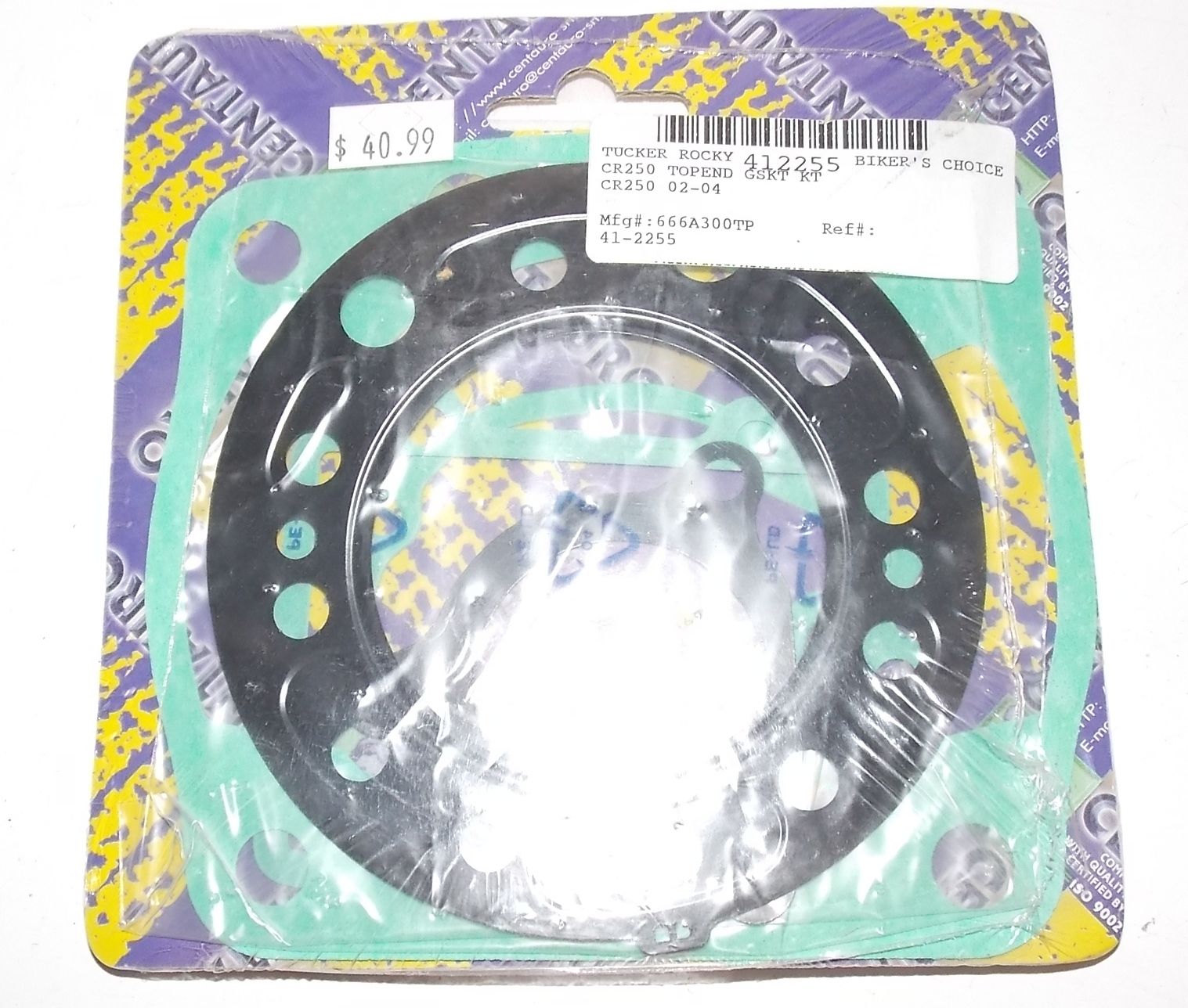 NEW CENTAURO ATHENA TOP END GASKET KIT 2002 2003 2004 HONDA CR250R # 666A300TP - MotoRaider