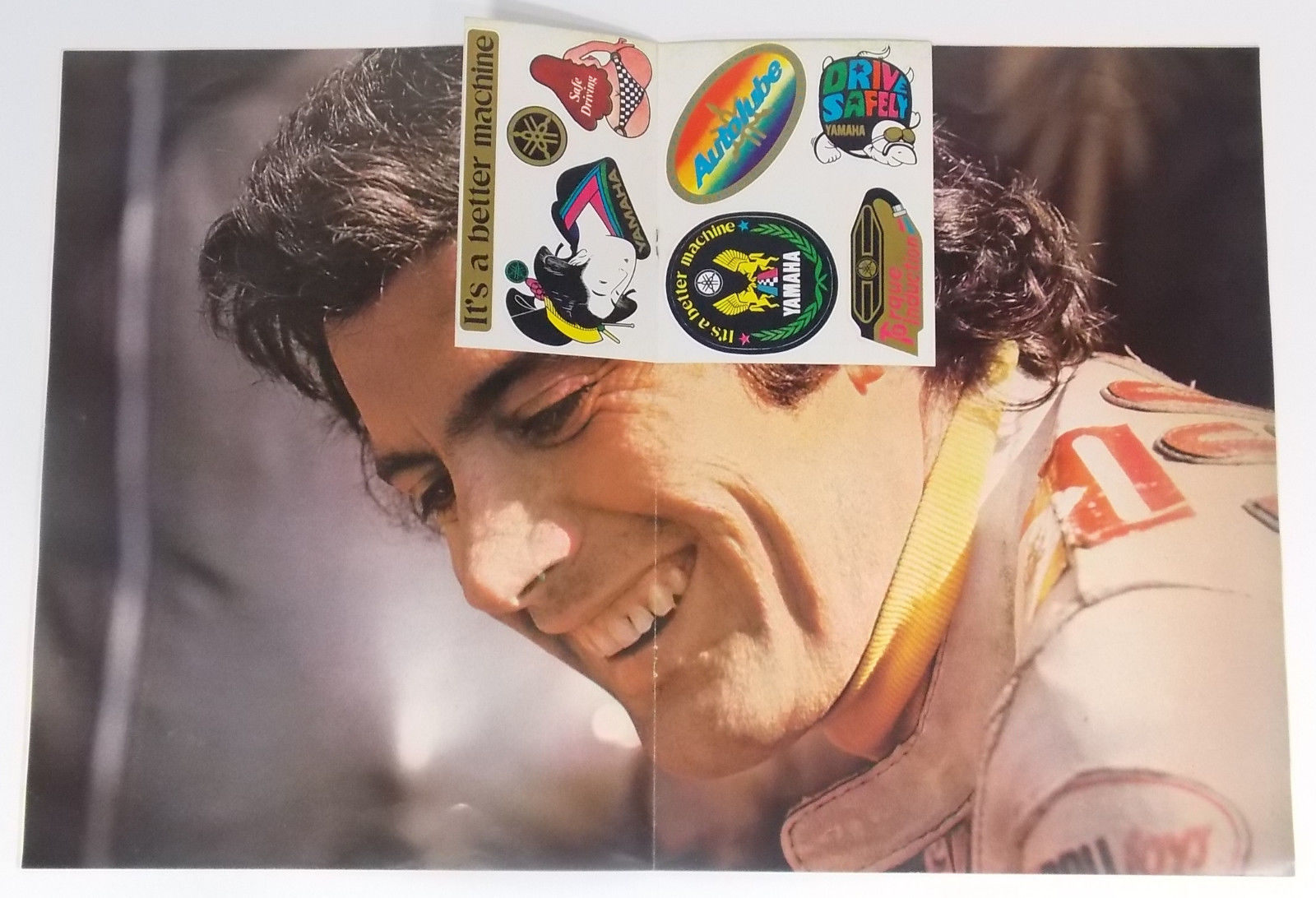 1973 KASCO ITALIAN MAGAZINE AGOSTINI ANDERSSON DE COSTER WITH POSTER STICKERS GP - MotoRaider