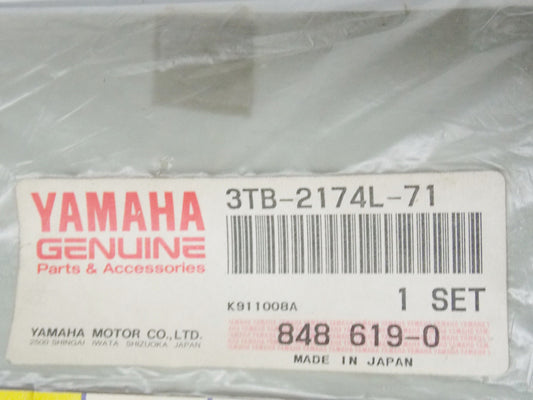 NOS NEW OEM YAMAHA 1994 XT600 EMBLEM DECAL STICKER GRAPHIC MARK SET 3TB-2174L-71 - MotoRaider