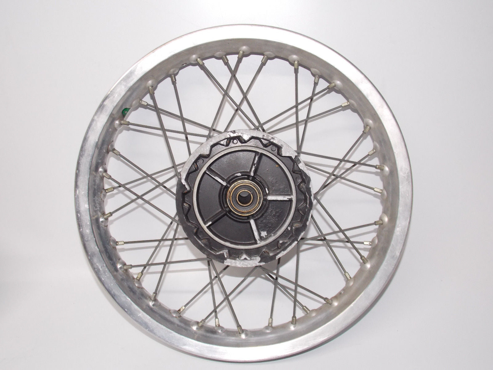 NOS 1985 1986 CAGIVA ELEFANT 2 200 350 REAR WHEEL 2.15x17" AKRONT RIM HUB 43880 - MotoRaider