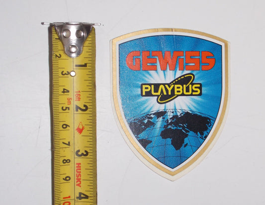 1980's GEWISS PLAYBUS STICKER DECAL MARK EMBLEM 3.5" - MotoRaider