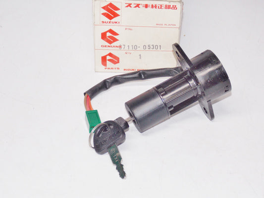 OEM NOS SUZUKI 1982 1994 IGNITION SWITCH WITH KEY GS125 GS450 GSX400 37110-05301 - MotoRaider