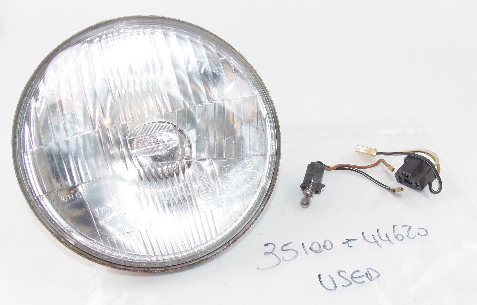 SUZUKI 1979 GS400 GS 400 HEADLIGHT LAMP UNIT REFLECTOR 35100-44620 - MotoRaider