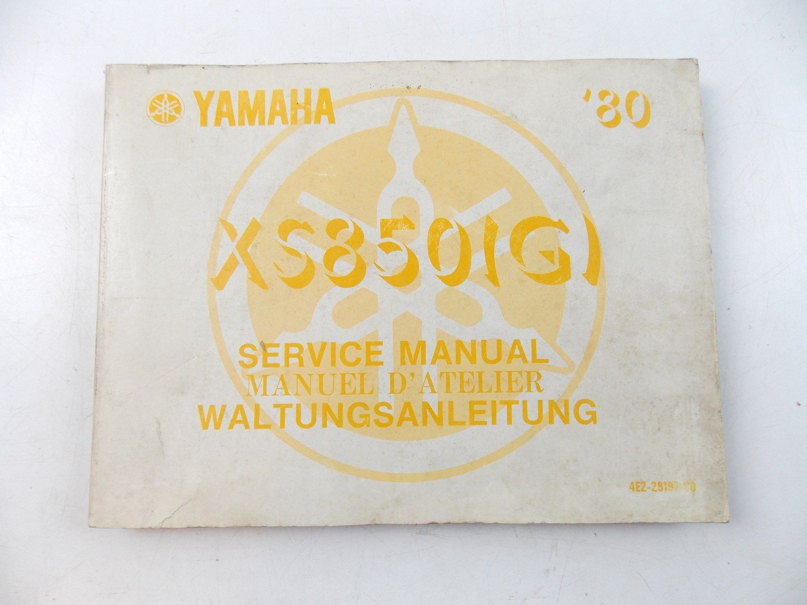 NEW YAMAHA 1980 SERVICE MANUAL  BOOK XS850G 4E2-28197-80 - MotoRaider