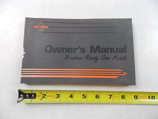 NEW HARLEY 1990 1991 OWNER'S MANUAL BOOK 99466-91 - MotoRaider