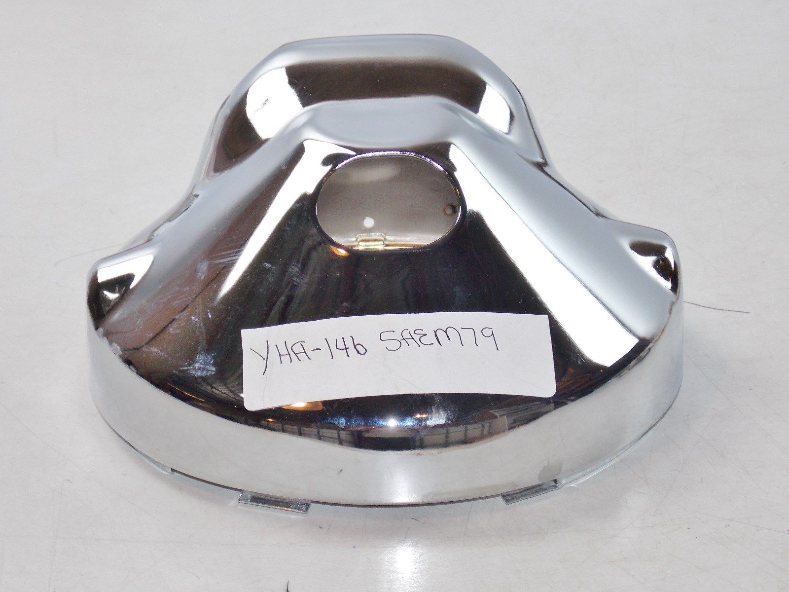 NOS OEM YAMAHA HEADLIGHT CHROME BODY SHELL XJ SECA MAXIM YHA-146 SAE M79 - MotoRaider