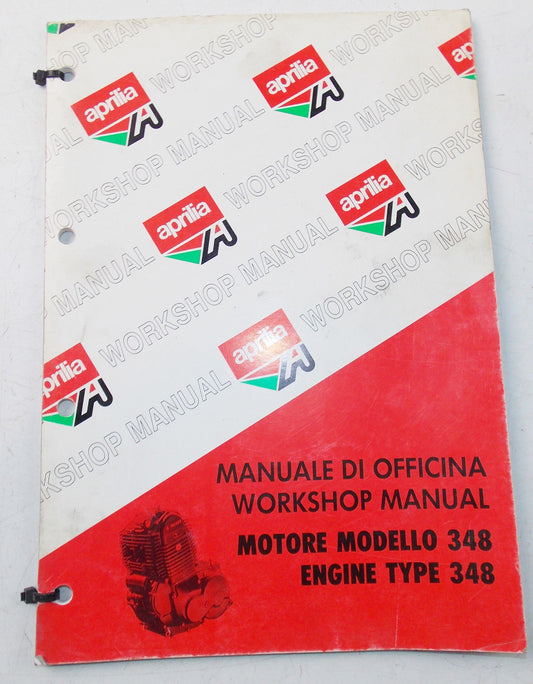 APRILIA MOTOR ENGINE TYPE ROTAX 348 WORKSHOP MANUAL BOOK - MotoRaider